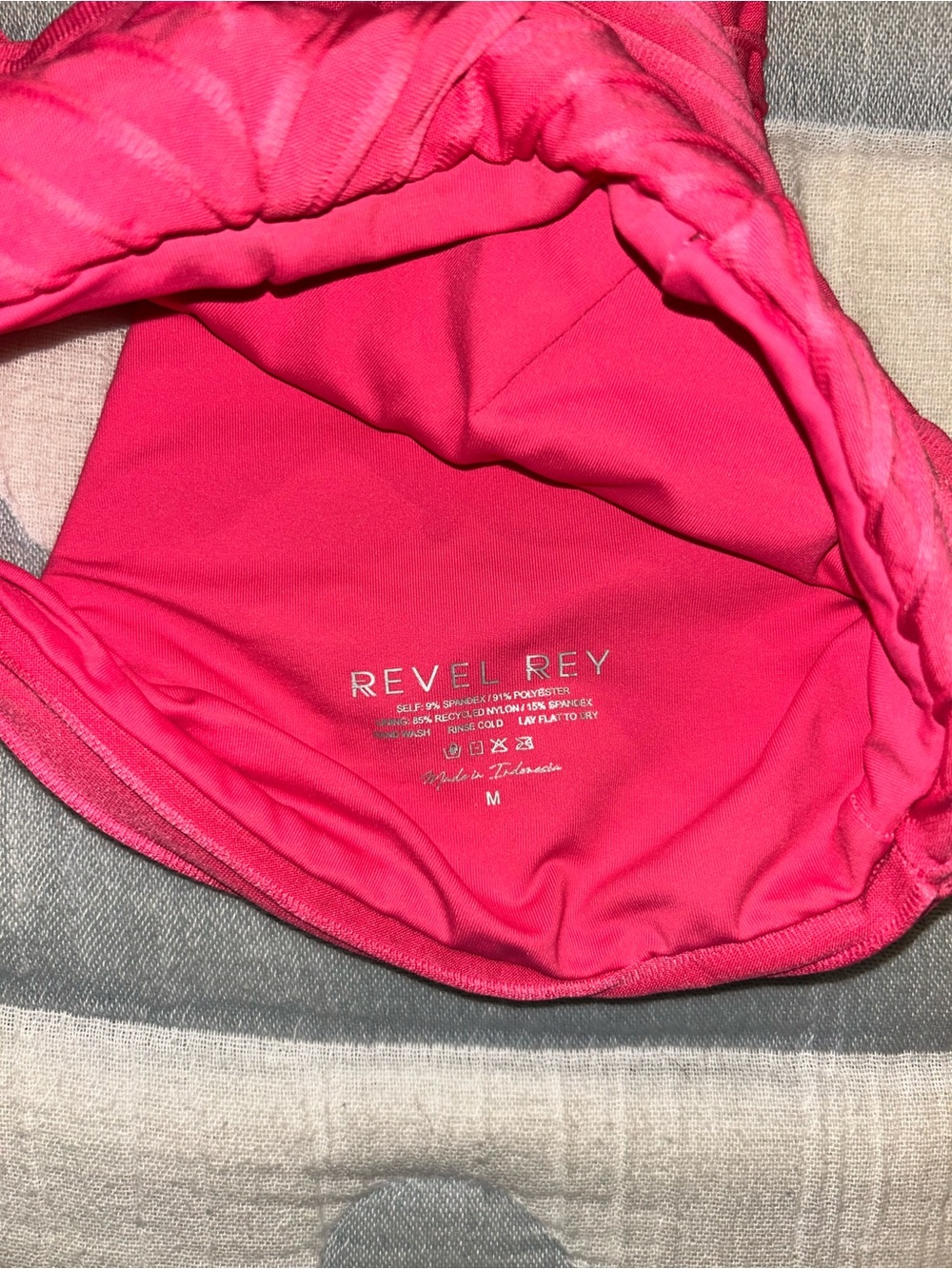 Revel Rey Ribbed V-Neck Bikini Set - Picture 5 of 5